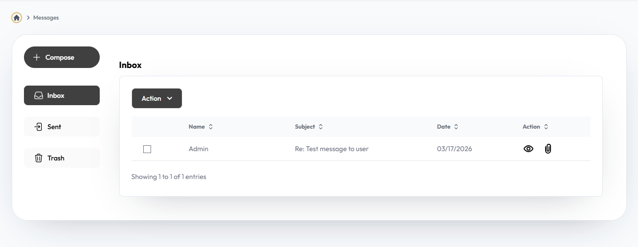 Message Center